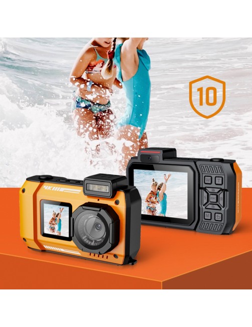 Dual Screen High Definition Waterproof Action Camera 10m Diving Selfie Swimming Outdoor