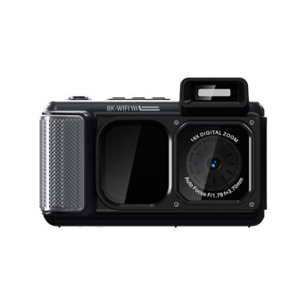 IPX68 Underwater Camera 2.88-Inch Screen 18X Zoom Digital Waterproof Camera for Snorkeling 8K Resolution
