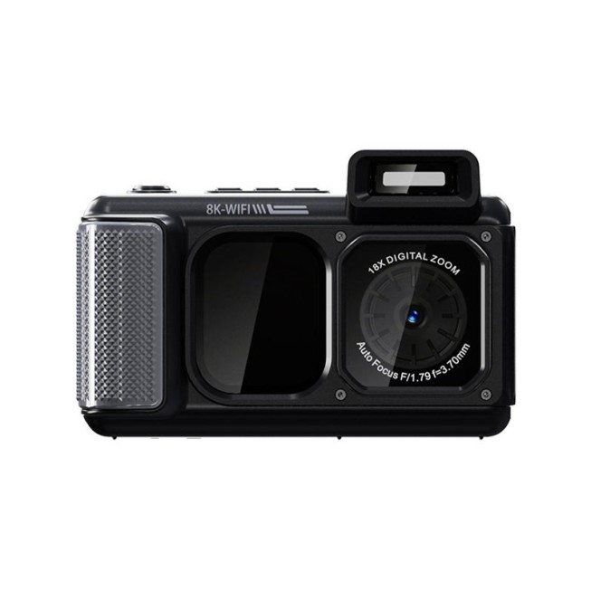 IPX68 Underwater Camera 2.88-Inch Screen 18X Zoom Digital Waterproof Camera for Snorkeling 8K Resolution