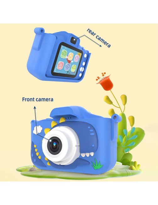 4800W HD Cartoon Children's Camera with Waterproof Silicone Cover