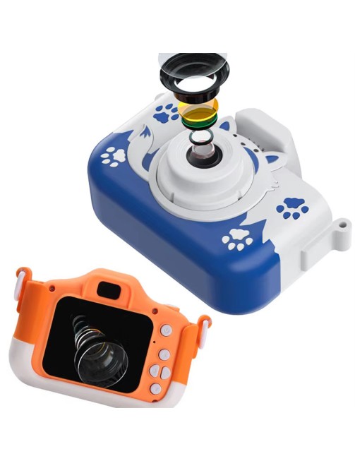 Portable 1080P HD Kids Digital Action Camera with Cute Waterproof Case