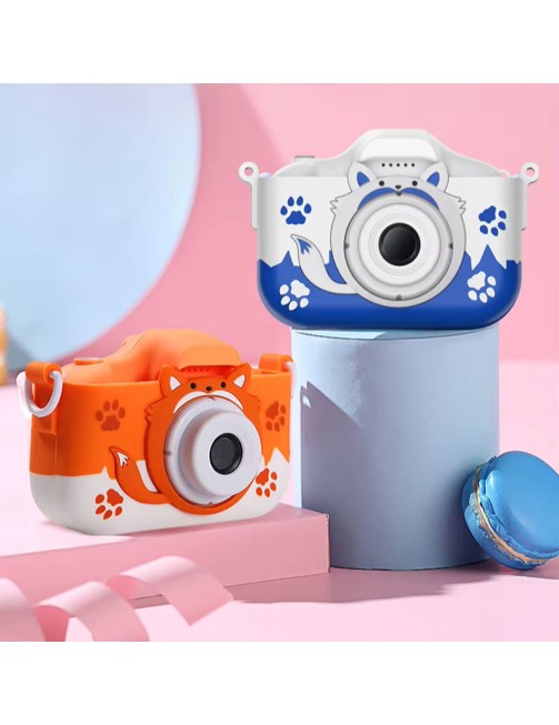 Portable 1080P HD Kids Digital Action Camera with Cute Waterproof Case