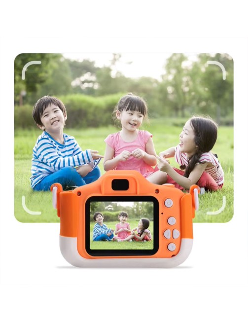 Portable 1080P HD Kids Digital Action Camera with Cute Waterproof Case