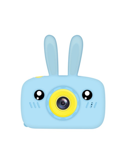 Kids Digital Camera Bear Silica Gel Cartoon Toy HD 1080p Video Waterproof Rechargeable