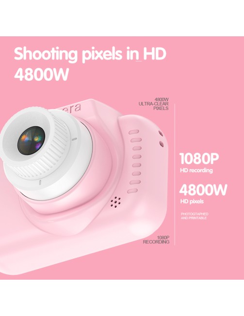 Children's Digital Camera Dual Lens Waterproof Mini Toy Camcorder
