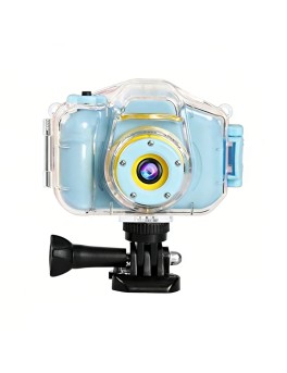 Kids Waterproof Camera HD Sensor Optical Zoom 2-Inch Screen Portable Travel Toy