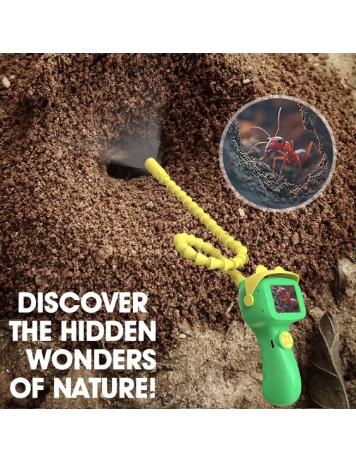 1080p IP67 Waterproof Outdoor Snake Scope Camera 2.0 Inch Screen Kids Nature Exploration Education Camera