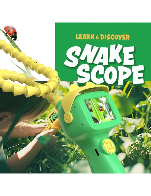 1080p IP67 Waterproof Outdoor Snake Scope Camera 2.0 Inch Screen Kids Nature Exploration Education Camera