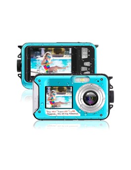 Waterproof Camera 4K 11FT Underwater 16X Autofocus 48MP Selfie Dual Screen Digital Camera