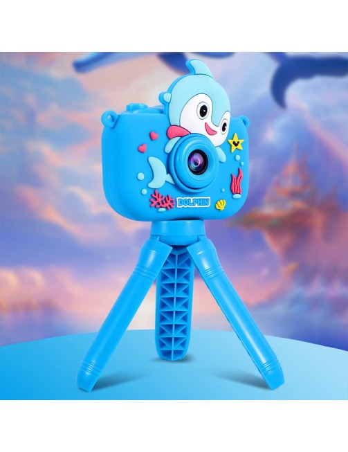 HD Waterproof Kids Camera with Slot Screen Sensor Filter