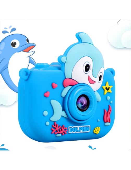 HD Waterproof Kids Camera with Slot Screen Sensor Filter