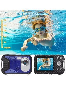 Waterproof Digital Camera 1080P 21MP HD Underwater Kids Camera with 2.8 Inch LCD Screen 8X Digital Zoom Waterproof Digital Camera 1080P 21MP HD Underwater Kids Camera with 2.8 Inch LCD Screen 8X Digital Zoom